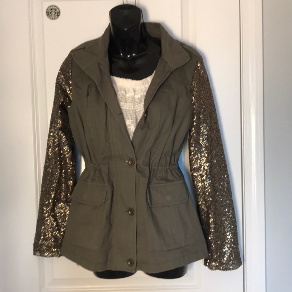 Green Sequin Jacket